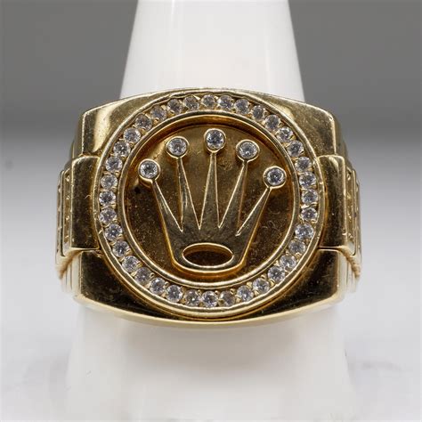 18 karat gold rolex ring|Rolex 18k gold price.